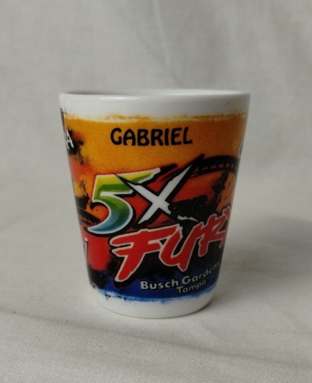 Busch Gardens Personalized Shot Glass - Collectibles Shot glass - Gabriel